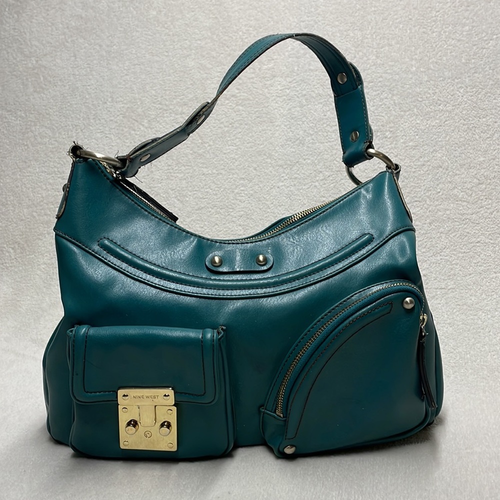 Nine West Teal Shoulder Bag